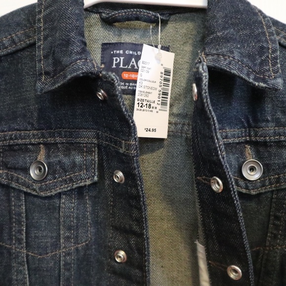 BNWT The Children's Place Denim Jean Jacket - Picture 1 of 3